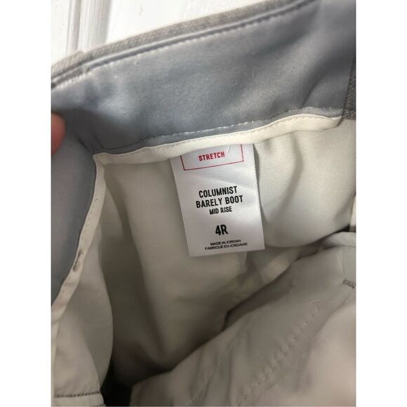 Express gray dress pants Columist barely boot mid rise size 4 - Picture 3 of 4